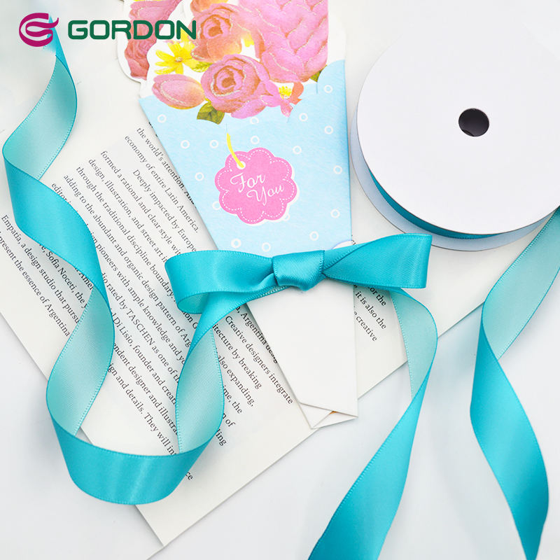 Gordon Ribbons Custom Double Colors 3/8 Double Face Satin Ribbon ...