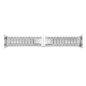 Vintage Silver Luxury Stainless Steel Elastic <b>Watch</b> Band Strap with Butterfly Clasp for <b>Watch</b> 20cm - Product Image 2