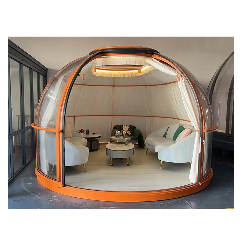 Customized Starry Sky Cabin House PC Home Dome Polycarbonate Transparent Bubble Dome Tent Sunroom ECO FRIENDLY
