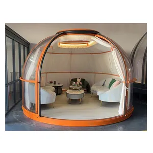 Özelleştirilmiş yıldızlı gökyüzü kabin ev PC ev Dome polikarbonat şeffaf kabarcık kubbe çadır Sunroom çevre dostu