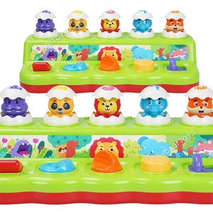 Nouveau dessin animé clavier Musical pousser animaux jeu jouet Animal bébé jouer Piano jouet <span class=keywords><strong>interactif</strong></span> apprentissage jouets pour bébé - Product Image 2