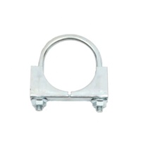 Collier de serrage en U en acier inoxydable robuste de haute qualité (métrique/pouce) pour raccordement automobile et tuyau d'échappement – Vente en gros