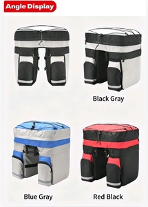 Borsa da bicicletta alla moda con chiusura a zip, borsa da viaggio per ciclismo all'aperto, antifurto - Product Image 3