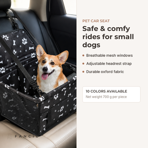 Sac de transport pliable et portable pour animaux de compagnie, siège rehausseur en maille Oxford pour chiens et chats de petite taille, idéal pour les voyages en voiture, OEM ODM - Product Image 2