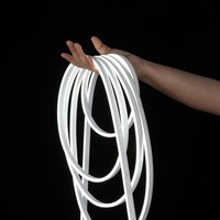 Tira de LED de Neón de Silicona PVC de 24 V, 8x16 mm, 20 m, Corriente Constante, Sin Caída de Voltaje, IP68, Resistente al Agua, Luz Flexible Tipo Cuerda, CE ROHS