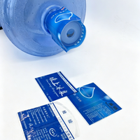 Película retráctil de PVC de alta resistencia para bebidas, tapa de 5 galones con protección UV, antiestática y a prueba de polvo