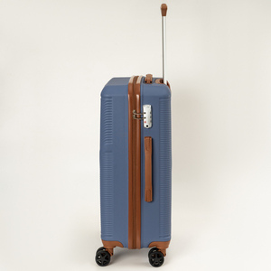 24인치 하드케이스 수하물 ABS 여행가방 소프트 TSA 인증 잠금장치 4륜 지퍼 클로저 유니섹스 디자인 공항용 폴리에스터 - Product Image 3