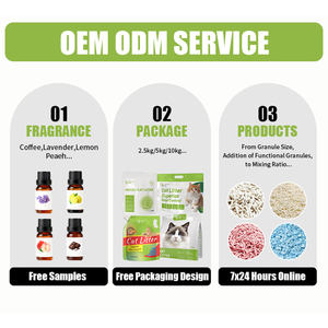 Hengjie OEM Pasir Kucing Alami dari Singkong, Ramah Lingkungan, Penyerap Cepat, Bebas Debu, Pasir Kucing dari Jagung dan Singkong - Product Image 6