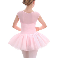 Vestido de Ballet para Niñas, Tutú para Danza Escénica, Leotardo Clásico Rosa para Niñas Pequeñas, Tutú de Ballet para Actuaciones y Entrenamiento