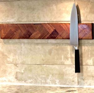 Solid Walnut Magnetic Knife <b>Strips</b> (Wall Mount) - Product Image 4