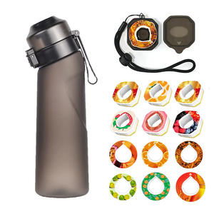 Bouteille d'eau personnalisée en Tritan de 650 ml avec paille aromatisée et capsules de goût <span class=keywords><strong>Kula</strong></span> Scent pour boisson aromatisée - Product Image 1