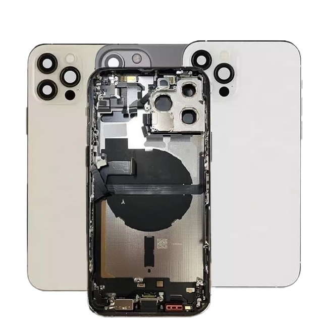 For iPhone 7 8 Plus for iPhone 11 X XR XS Max 12 13 14 Pro Max Mobile Phone Back Glass Cover Housing with Sim Slot
