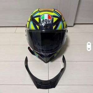 Casco Integral Predator Design Nolan X804 RS U.C. ARGENTO 332 Carbonio Argento Doble Visor - Product Image 4