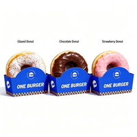 Boîte à donuts pliable et étanche, impression personnalisée de marque, achat en gros pour boulangeries, fournisseurs mondiaux de magasins de proximité
