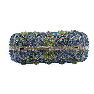 Bolso de Noche de Lujo para Mujer con Cristales Florales, Elegante Cartera de Mano con Rosas y Pedrería, Brillante para Bodas, Festivales y Fiestas - Product Image 4