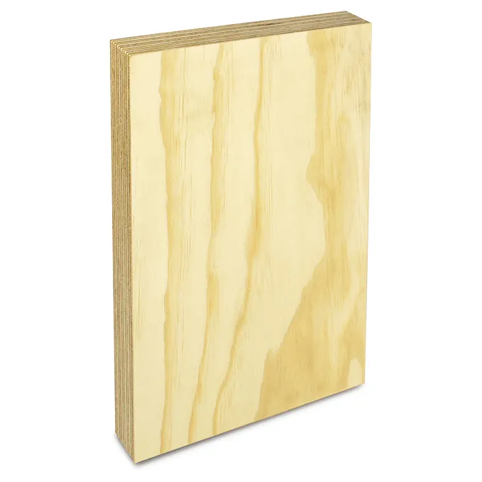 Dimensioni personalizzate supporto competitivo materiale pino prezzo foglio di legno compensato di pino