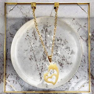 Juego de Collar y Pendientes de Acero Inoxidable con Baño de Oro PVD, Diseño de Delfín, Color Dorado, para Mujer, Regalo de Aniversario - Product Image 2