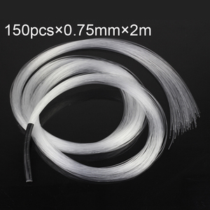 DIY Home End Glow Fiber Optic Light 0.75mm PMMA Câble à fibres optiques en plastique Source de <span class=keywords><strong>lumière</strong></span> LED Câble décoratif à effet <span class=keywords><strong>ciel</strong></span> étoilé - Product Image 4