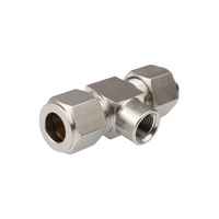 Raccord femelle en laiton nickelé argenté 9,52 mm pour système de brumisation haute pression 200 bars pour refroidissement extérieur