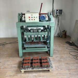 Mesin cetak blok beton 220V-380V, manufaktur batu Paving, mesin pembuat bata interlock semen - Product Image 5