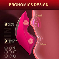 APP-Fernbedienung Saugvibrator-Höschen Tragbarer Klitoris-Stimulator Vibratoren Sexspielzeug für Frauen und Paare
