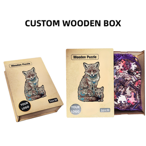 Rompecabezas de Madera 3D de Zorro, Desafiante, con Piezas Móviles Reales, para Pensamiento Creativo y Juguetes de Escritorio - Product Image 2