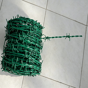 Alambre de Púas Recubierto de PVC Verde a Bajo <span class=keywords><strong>Precio</strong></span>, Espaciado de Púas Personalizado, Alambre de Púas de Plástico para Delimitación de Jardines - Product Image 4