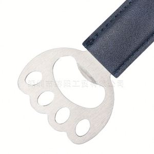 Hr Wholesale Pu Leather Shaped Bottle Openers Cute Stainless Steel Cat Paw Fridge Corkscrew Personalized <b>Beer</b> Lover Gift - Product Image 2