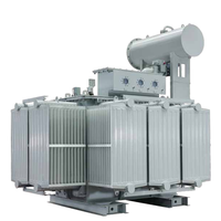 Transformateur de distribution immergé dans l'huile à trois phases 480V, hermétique, à cuve ondulée, faible perte, pour centrale éolienne, centre de données, télécommunications