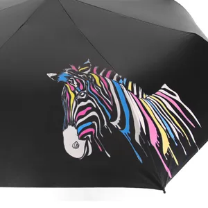 Parapluie à couleur changeante de licorne, parapluie pliant personnalisé, fabricant