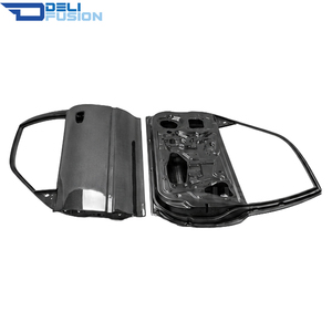 สำหรับ Honda Civic EG Hatchback 3 ประตู ปี 1992-1995 อุปกรณ์ตกแต่งแผงประตูรถยนต์สไตล์ OEM ทำจากคาร์บอนไฟเบอร์ - Product Image 5
