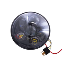 YongJin Phare LED universel en aluminium moulé sous pression avec support Feu de position à faisceau haut-bas pour Yamaha