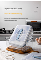 Contenants de stockage en verre extra-larges avec couvercles 3L-6L, hermétiques, compatibles micro-ondes, bocaux de conservation alimentaire portables, préparation des repas pour la rentrée scolaire