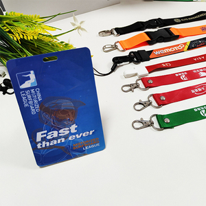 Customized Design Plastic Badge Backstage VIP Passes Event Staff Pvc Card With Custom Logo Lanyard