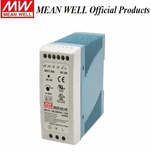 Ortalama 60W tek çıkışlı endüstriyel DIN ray güç kaynağı MDR-60-5V ~ 48V - Product Image 2