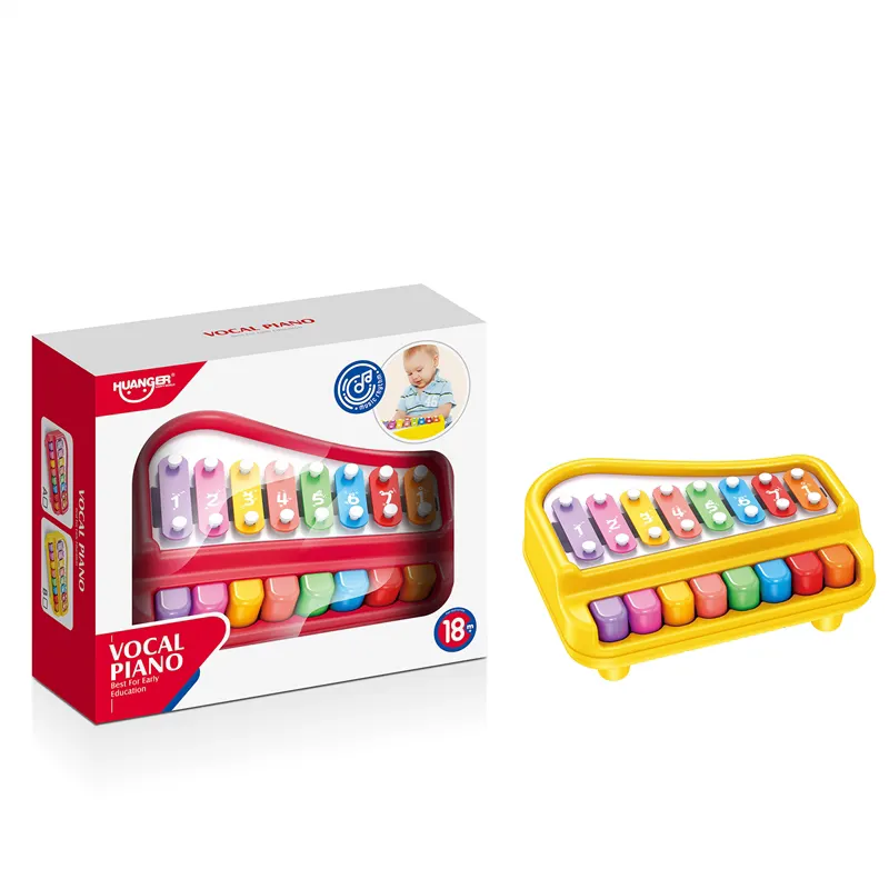 HUANGER Musical instrument preschool educational toys baby xylophone piano keyboard piano toys