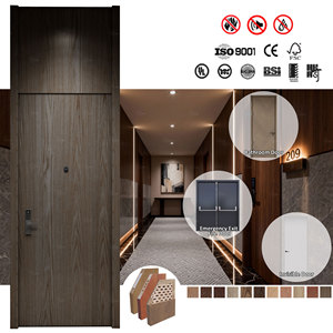 Puerta Cortafuego para Hoteles con Certificación AS, Estilo Moderno, Puerta Contra Incendios con Clasificación Comercial <span class=keywords><strong>de</strong></span> 30, 60 y 90 Minutos, Puertas <span class=keywords><strong>de</strong></span> Madera Resistentes al Fuego - Product Image 6