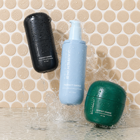 Ensemble d'emballages cosmétiques en verre de luxe avec logo personnalisé, 30 ml, 50 ml, 100 ml, flacon et pot pour lotion, sérum, crème pour le visage