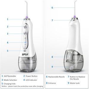 <span class=keywords><strong>Irrigador</strong></span> Bucal Eléctrico Profesional Unifeel Dental Care con Tanque de Agua Desmontable de 300 ml, Modelo Roman - Product Image 4
