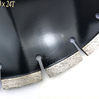 Lame de scie diamantée pour béton de 350 mm, segments soudés au laser pour la découpe de béton armé, sols et murs