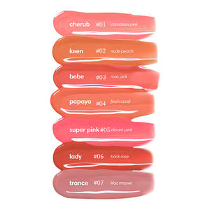 Fard à joues pressé doré de luxe MLM Custom Makeup, haute pigmentation, waterproof, 7 couleurs, végan, longue tenue, fini naturel, fard à joues liquide - Product Image 2