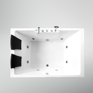 Led bağlantısız tasarım 1.8m Whirlpool Spa küvetler küvet 4 kişi yastık su jeti hidro masaj banyosu - Product Image 6