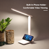 Lampe de bureau LED sans scintillement, pliable et rechargeable, idéale pour les longues sessions de lecture