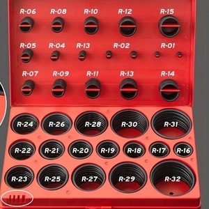 Kit universel de joints toriques 419 tailles assorties pour robinets, voitures, excavatrices, chargeuses, joints d'arbre de transmission résistants à l'usure, moulage par compression - Product Image 5