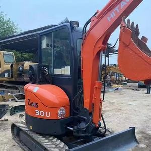 Miniexcavadora Hitachi ZX30u Usada Original de Japón, Máquina de 3 Toneladas con Certificación EPA/CE, en Existencia a Bajo Precio - Product Image 1