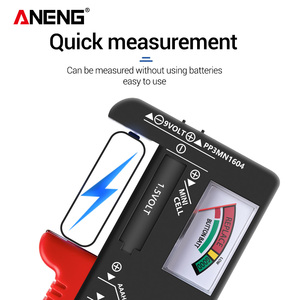 ANENG BT-168 Analizzatore <span class=keywords><strong>con</strong></span> Display a Punti, <span class=keywords><strong>Tester</strong></span> di Capacità per Batterie al Litio, Misuratore di Tensione per Batterie AAA AA e a Bottone da 9V - Product Image 4