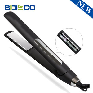Hair Straightener 80-230C Touchscreen LCD Temperature Adjustment Tourmaline Ceramic <b>Electric</b> <b>Wired</b> - Product Image 3