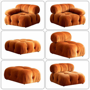 Venta de fábrica Oficina Modular Tela Hotel Salón Sofá seccional Mario Bellini Sofás - Product Image 6