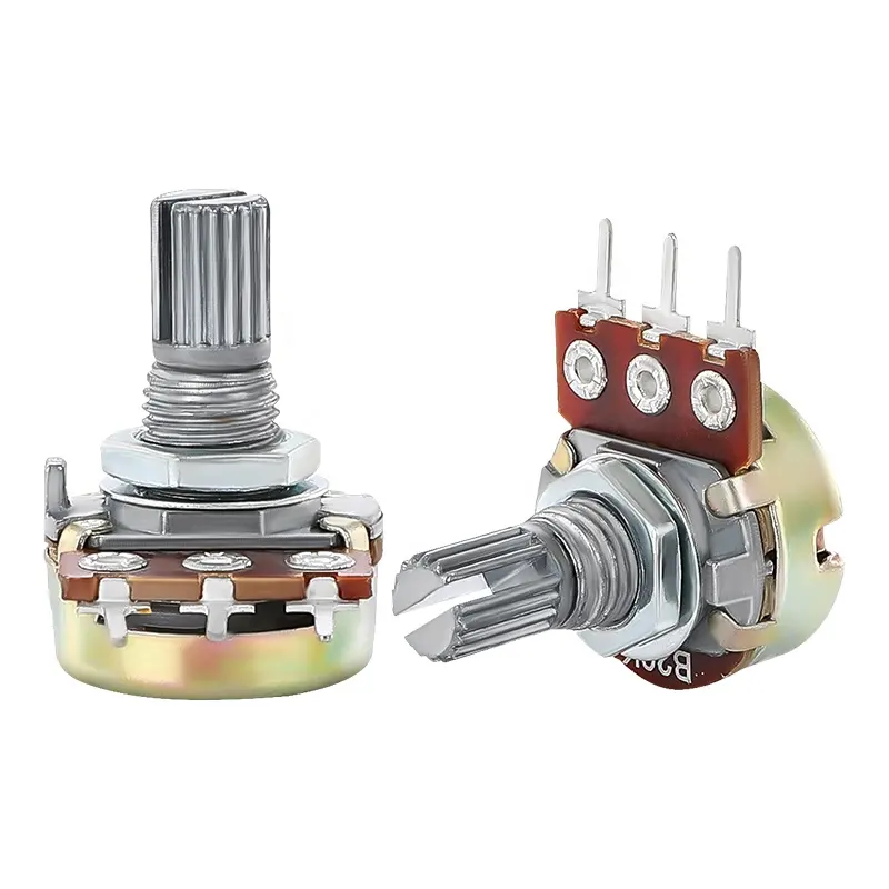 WH148 16mm Knurled Shaft Rotary Taper Potentiometer