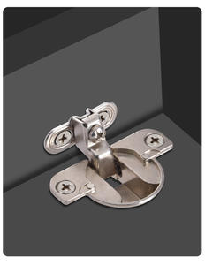 บานพับประตูบานเลื่อนตู้ครัวโลหะผสมสังกะสี แขนสั้นพิเศษ ดีไซน์ซ่อนแบบมองไม่เห็น ทันสมัย ติดตั้งแบบฝังเรียบ สำหรับห้องนั่งเล่นและห้องนอน - Product Image 6